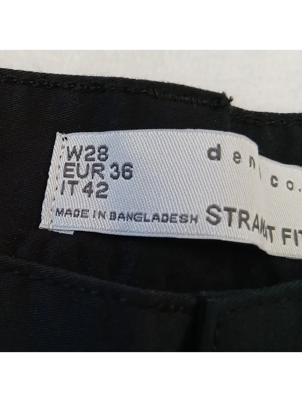 Brand New Black Straight Fit Chino Shorts Size W28 EUR 36 NWT